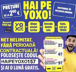 Ai cartela prepay la Orange sau Vodafone? Platesti mult Primesti Putin - Hai pe YOXO