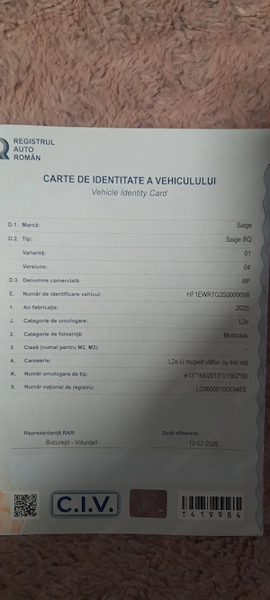 Motociclu electric nou  - imagine 4