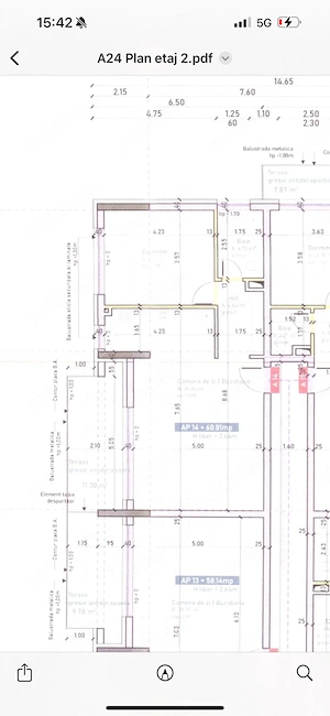 Apartament 2 camere zona Marasti Intre Lacuri