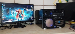 PC i5 7500 3,8 8gb DD4 video GTX 1650 ssd+hard calculator unitate PC gaming