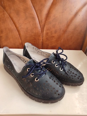 Pantofi damă perforați Angel Blue, mărimea 41   comozi, ușori, ideali vară