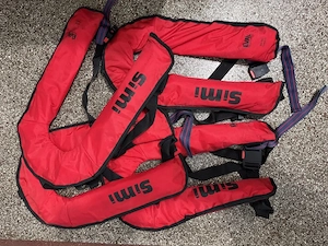 3 veste salvare SIMI profesionale cu trigger automat si manual