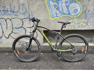 Bicicleta MTB Devron Riddle RM 3.7 furca RockShox Judy 120 mm 2 x 9 Shimano Alivio (ca noua)