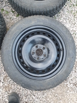 Jante 5x108 + Cauciucuri M+S 205/55 R16 - imagine 2