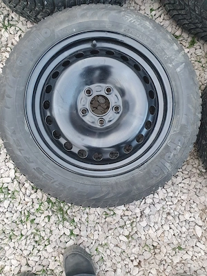 Jante 5x108 + Cauciucuri M+S 205/55 R16 - imagine 5