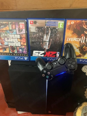vând PlayStation 4 stare foarte bună cu 3 jocuri - imagine 3