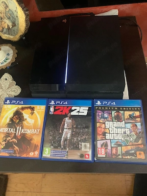 vând PlayStation 4 stare foarte bună cu 3 jocuri - imagine 2