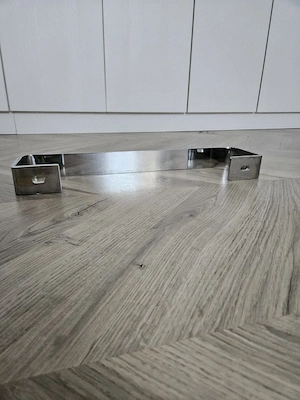 Picioare metal cromate pentru mobilier sau canapele - imagine 3