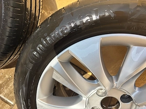 Jante  cu cauciucuri Continental  peugeot citroen dot 2024 ca noi215/55/17 - imagine 4