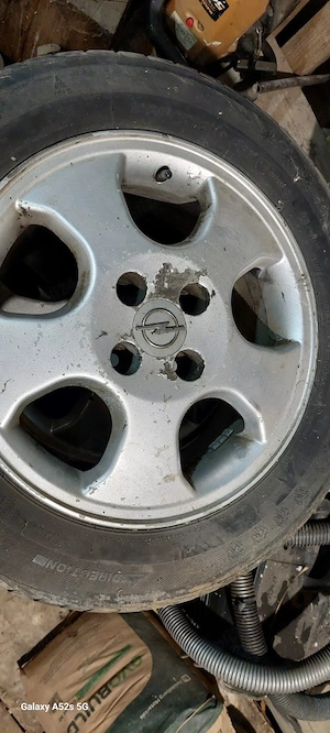 jante opel 4 gauri marime 15 inci cu cauciucuri iarna 650 lei - imagine 7