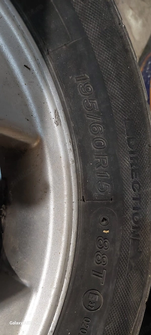 jante opel 4 gauri marime 15 inci cu cauciucuri iarna 650 lei - imagine 5