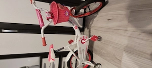 Bicicleta Copii cu Roti Ajutatoare Magellan Candy 16 alb-roz