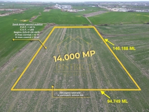 Teren industrial de vânzare Covaci | 14.000 mp | Viitoare centura Covaci