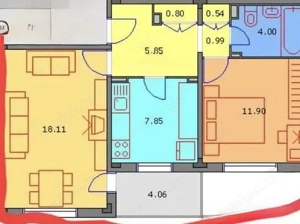 Girocului | 2 camere | Decomandat | 50 mp | Boxă | Poziție excelentă
