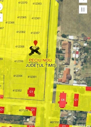 Teren intravilan de 798 mp in Peciu Nou