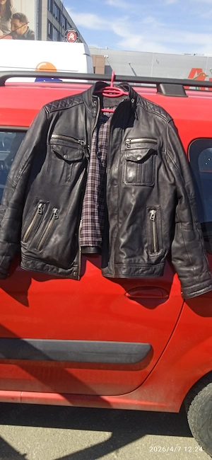 Black laether jacket male 