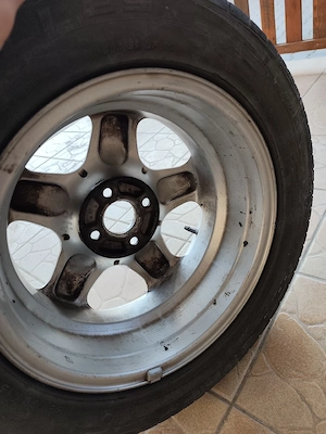 Set 4 jante + cauciucuri vară 195/60 R15 – 4 prezoane - imagine 4