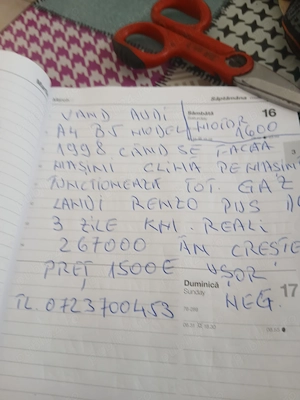 Audi A4 gaz - imagine 7