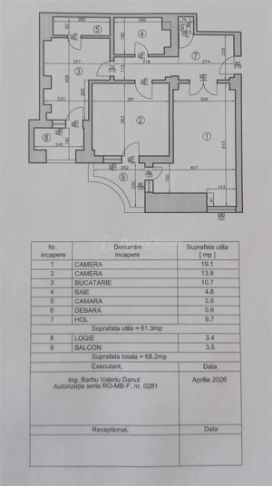 Apartament 2 Camere Bulevardul Unirii Stradal- Zepter - imagine 3