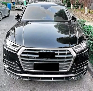 Prelungire ( Lip, extensie ) bara fata Audi Q5 SQ5 S-Line 2017-2020 /CARBON