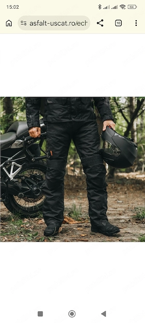 Vand pantaloni moto Ozone Vulcan NOU  pantalon motociclism turing - imagine 5