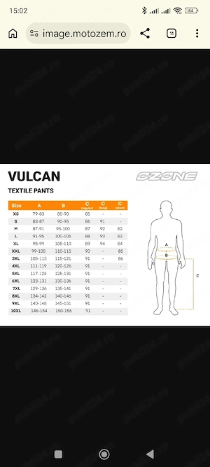 Vand pantaloni moto Ozone Vulcan NOU  pantalon motociclism turing - imagine 4