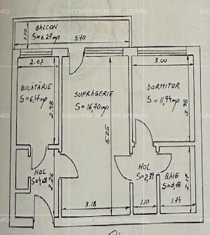 Apartament de vanzare in Constanta, Abator - 2 camere, 48 mp