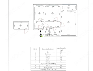 Apartament 2 camere, renovat total, pe str. Toamnei, in Centrul Civic - imagine 10