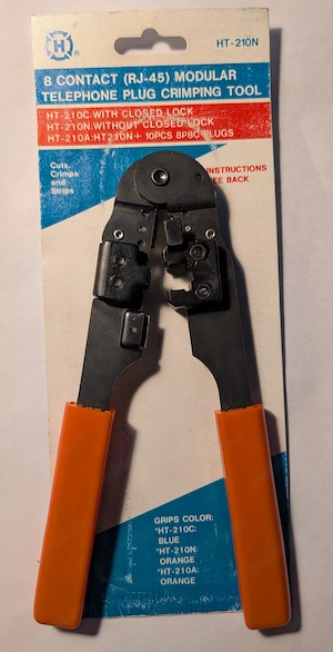 Cleste de sertizare RJ45 (retelistica si telefonie)