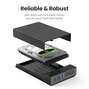 Rack extern HDD carcasa Hard Disk 2.5 3.5 inch SATA III la USB 3.0 - imagine 3