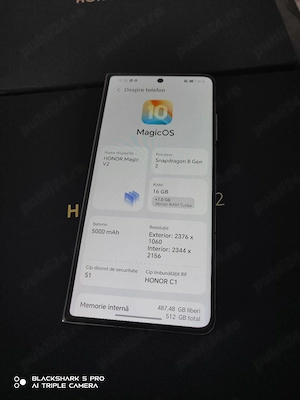Vând Schimb Honor Magic V2, Dual SIM, 16GB RAM, 512GB, 5G, Purple 9.7 10.  - imagine 5