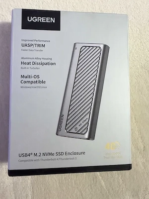 Carcasa UGREEN usb4 M.2 NVMe SSD Enclosure 40Gbps