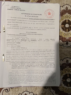 teren intravilan in țigănești, împrejmuit cu radier turnat, bolțari incluși bolțari de beton,  - imagine 5