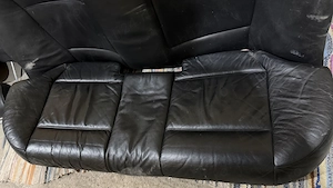 Interior BMW E46 Recaro , sport, piele neagra, complet - imagine 3