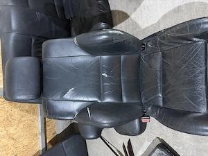 Interior BMW E46 Recaro , sport, piele neagra, complet - imagine 2