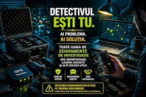DETECTIVI PARTICULARI Timisoara Vindem   inchiriem echipamente detectivi particulari,depistare gps - imagine 5
