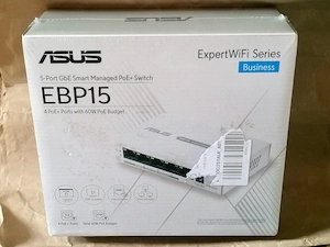 ASUS Business ExpertWiFi EBP15 + Switch PoE,nou,sigilat,garantie!