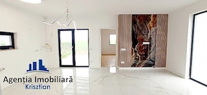 Casă nouă de vânzare într-un cartier rezidențial în apropierea localității Mărtinești 