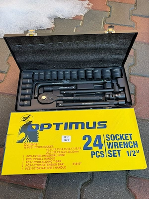 Trusa scule chei tubulare clicket impact forta 1/2 24 piese
