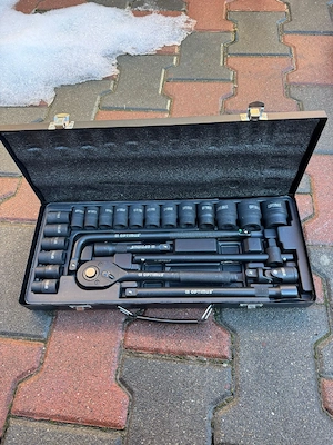 Trusa scule chei tubulare clicket impact forta 1/2 24 piese - imagine 2