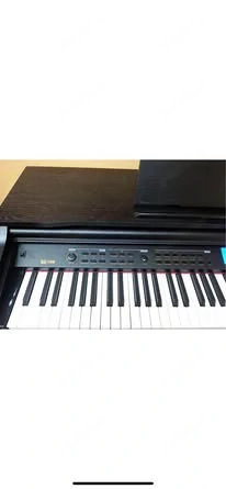 PACHET : Pian digital Hemilton + banchetă cu loc depozitare partituri, aproape nou, ieftin - imagine 3