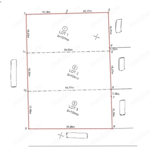 Teren 727 mp de vanzare Mosnita Veche, 2 fronturi, ideal casa sau SAD