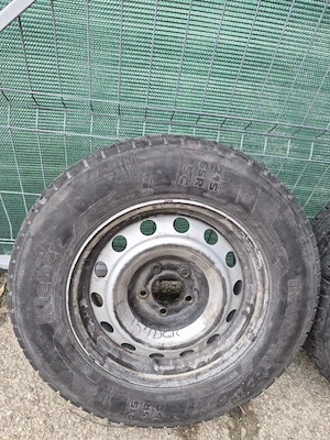 Roti (jante si anvelope) Citroen 5x108 cu anvelope 215 65 15C - imagine 2