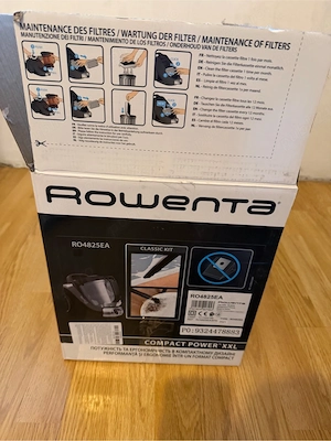 Aspirator fara sac ROWENTA Compact Power XXL RO4825EA, 2.5l, 550W, 75dB, negru-argintiu - imagine 3