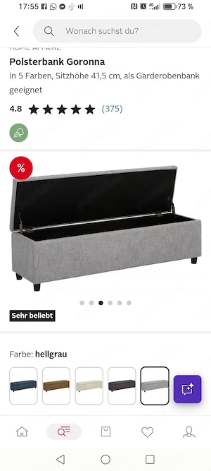 Băncuță pt pat de vânzare  - imagine 5