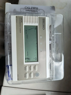   Seiko Chromatic Guitar & Bass electronic TUNER SAT50 SAT50KE - imagine 2