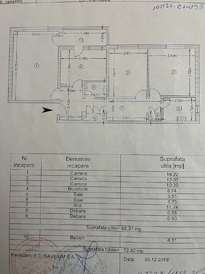 3cam dec.et2 Casa Roșie   90000euro - imagine 6