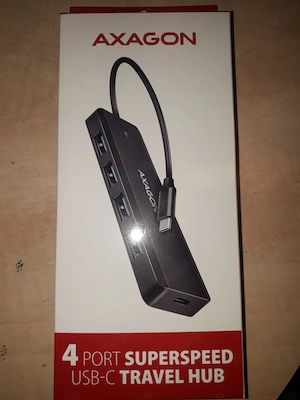 HUB Axagon 4 porturi USB-C Travel Hub
