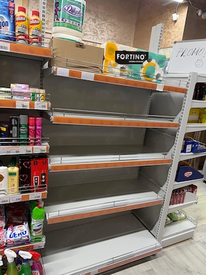  Rafturi 1x2 m cu 4 polițe și picioare   set complet