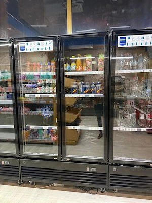 Vitrine frigorifice băuturi 1,20x2 m   2 bucăți